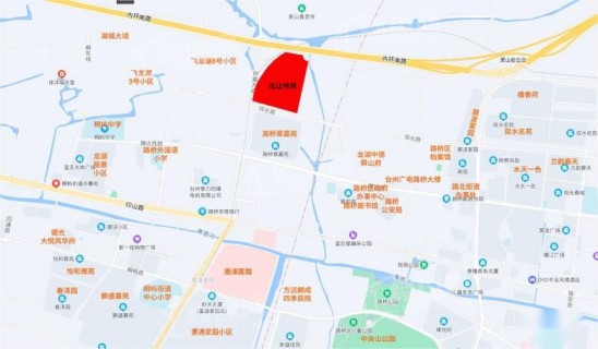 路桥亿科建设项目位置图